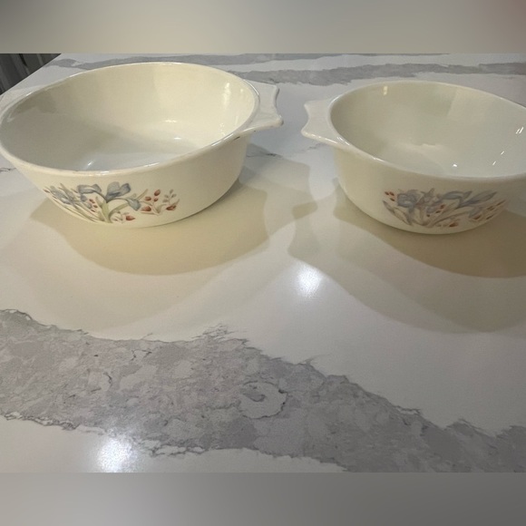 Vintage 1980s Pyrex Blue Iris And Country Bowls Bundle
England - Picture 1 of 11
